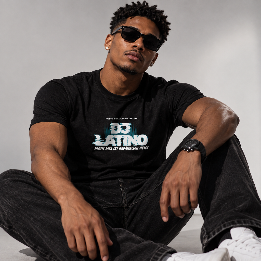 LATINO MIX CALIENTE - Ultra-Comfort T-Shirt für lange DJ-Sets