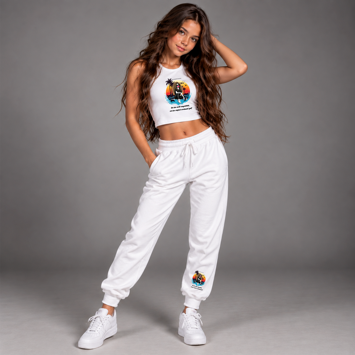 I'M NOT CONCEITED - Girls’ Fashion KWDT® Neck Tank