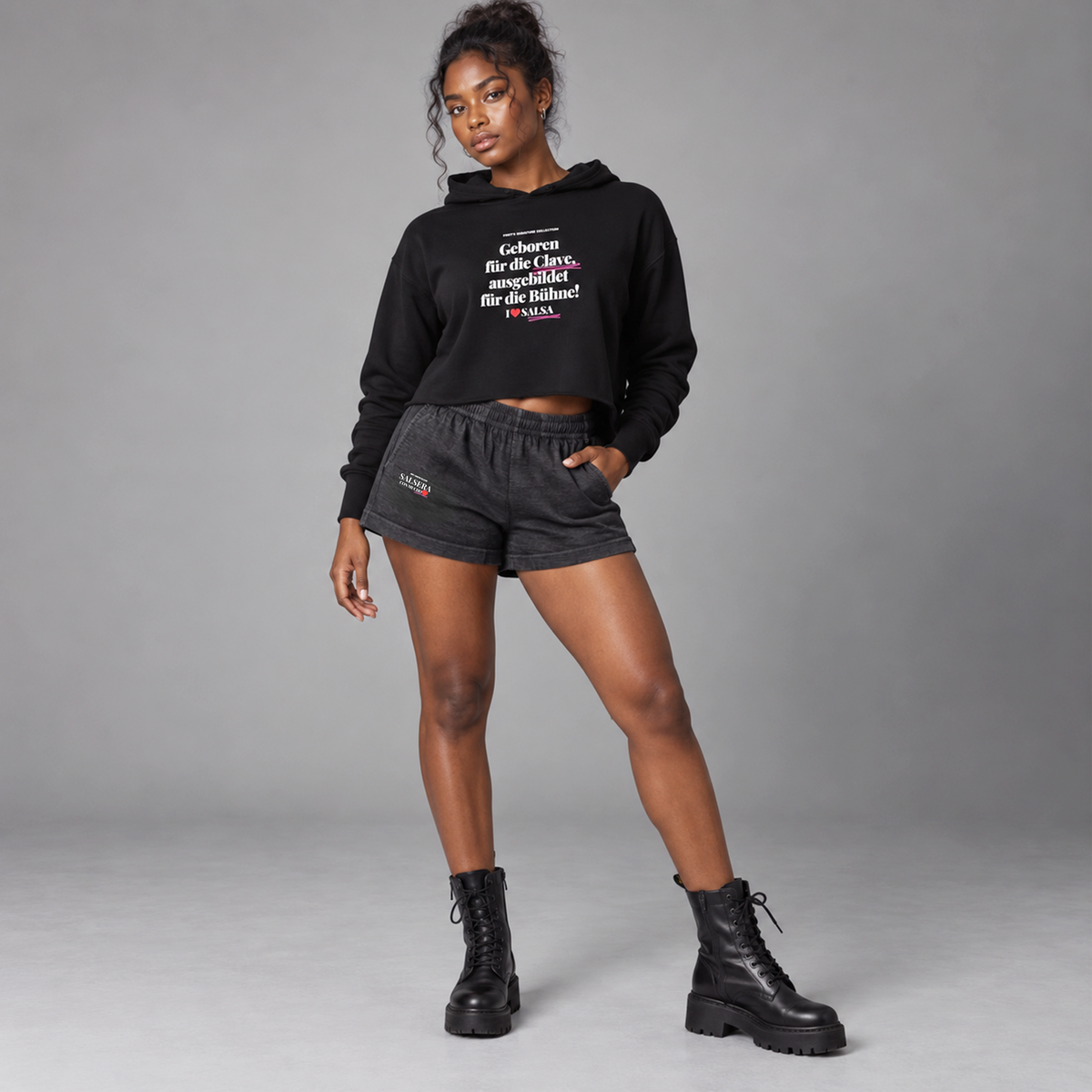 CLAVE - KWDT® Trendy Short Hoodie