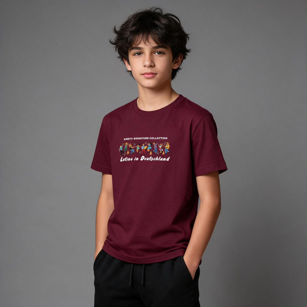 LATINO IN GERMANY - KWDT® Active Kids Sport-Shirt