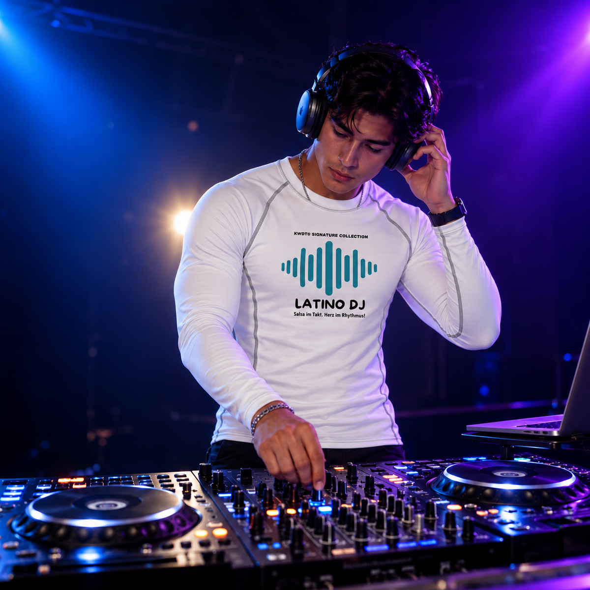 Salsa im Takt - DJ Performance Rash Guard Langarm